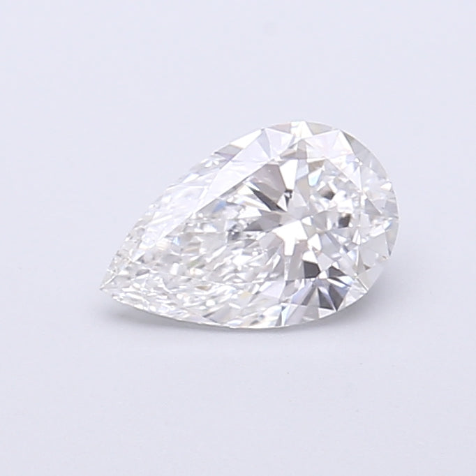 0.69 Carat Pear Shaped, Very Good Cut, D Color, VVS2 Clarity, IGI Certified Lab Grown Diamond