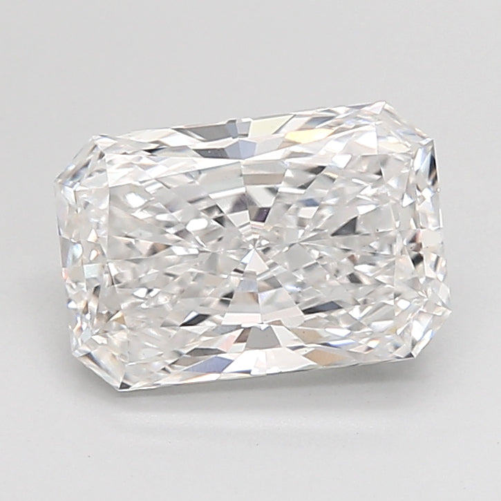 2.54 Carat Radiant Shaped, Ideal Cut, E Color, VS1 Clarity, IGI Certified Lab Grown Diamond