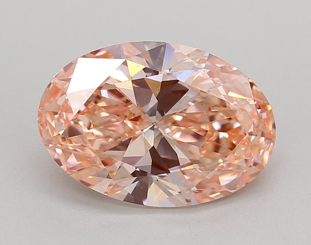3.00 Carat Oval Shaped, Ideal Cut, VS2 Clarity, IGI Certified Lab Grown Diamond