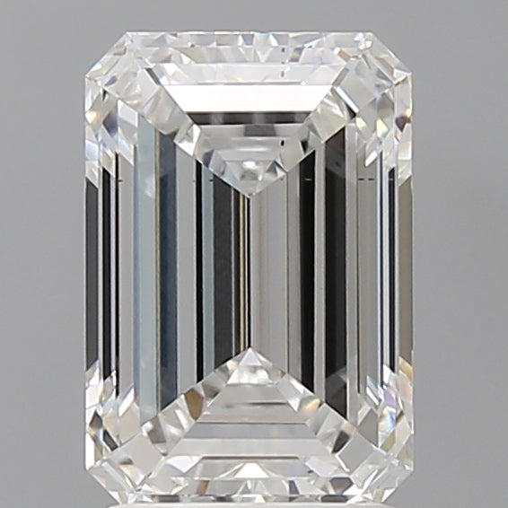2.57 Carat Emerald Shaped, Ideal Cut, E Color, VS1 Clarity, IGI Certified Lab Grown Diamond