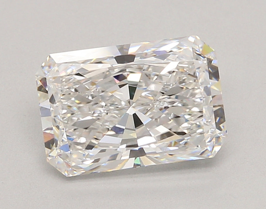 3.05 Carat Radiant Shaped, Ideal Cut, E Color, VVS1 Clarity, IGI Certified Lab Grown Diamond
