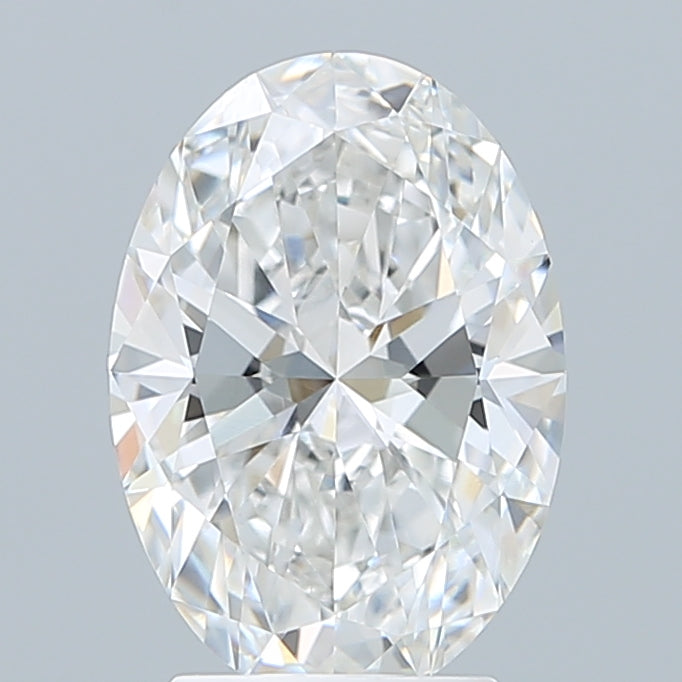 3.00 Carat Oval Shaped, Ideal Cut, E Color, VVS2 Clarity, IGI Certified Lab Grown Diamond