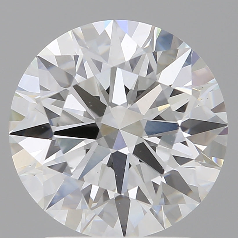 2.60 Carat Round Shaped, Ideal Cut, E Color, VS1 Clarity, IGI Certified Lab Grown Diamond