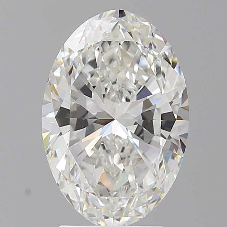 3.50 Carat Oval Shaped, Ideal Cut, F Color, VVS2 Clarity, IGI Certified Lab Grown Diamond