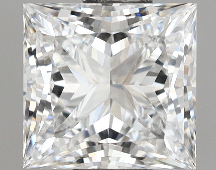 1.03 Carat Princess Shaped, Ideal Cut, D Color, VVS1 Clarity, IGI Certified Lab Grown Diamond