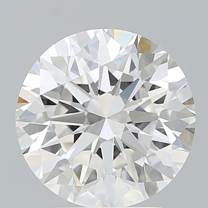 3.22 Carat Round Shaped, Ideal Cut, D Color, VVS2 Clarity, IGI Certified Lab Grown Diamond