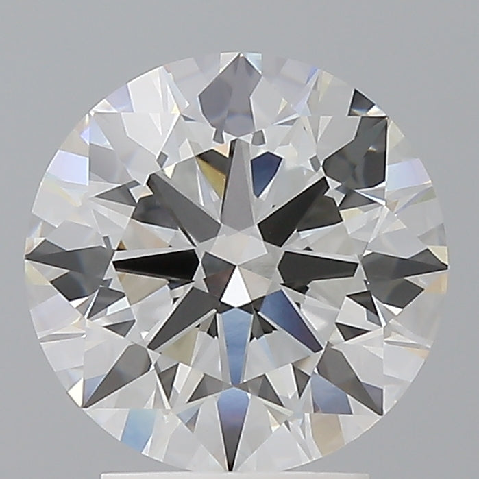 3.08 Carat Round Shaped, Ideal Cut, E Color, VVS2 Clarity, IGI Certified Lab Grown Diamond