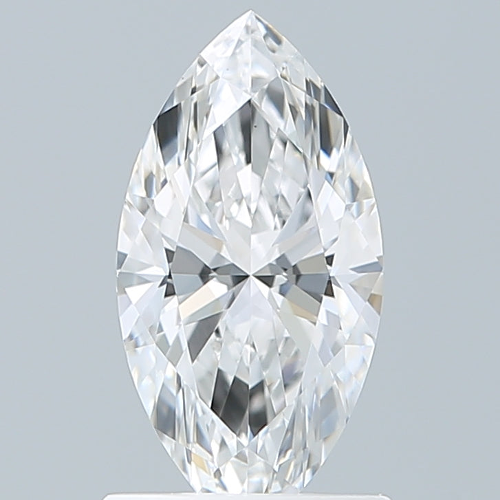 1.09 Carat Marquise Shaped, Ideal Cut, D Color, VVS2 Clarity, IGI Certified Lab Grown Diamond
