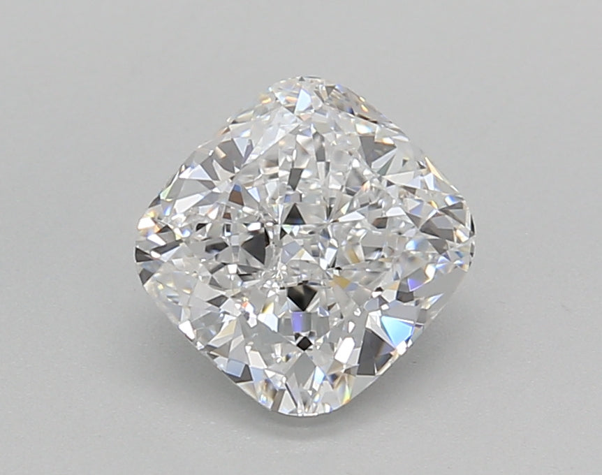 1.50 Carat Cushion Shaped, Very Good Cut, D Color, VVS2 Clarity, IGI Certified Lab Grown Diamond