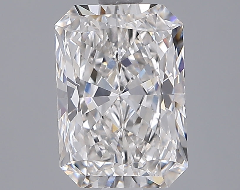 2.05 Carat Radiant Shaped, Ideal Cut, F Color, VVS1 Clarity, IGI Certified Lab Grown Diamond