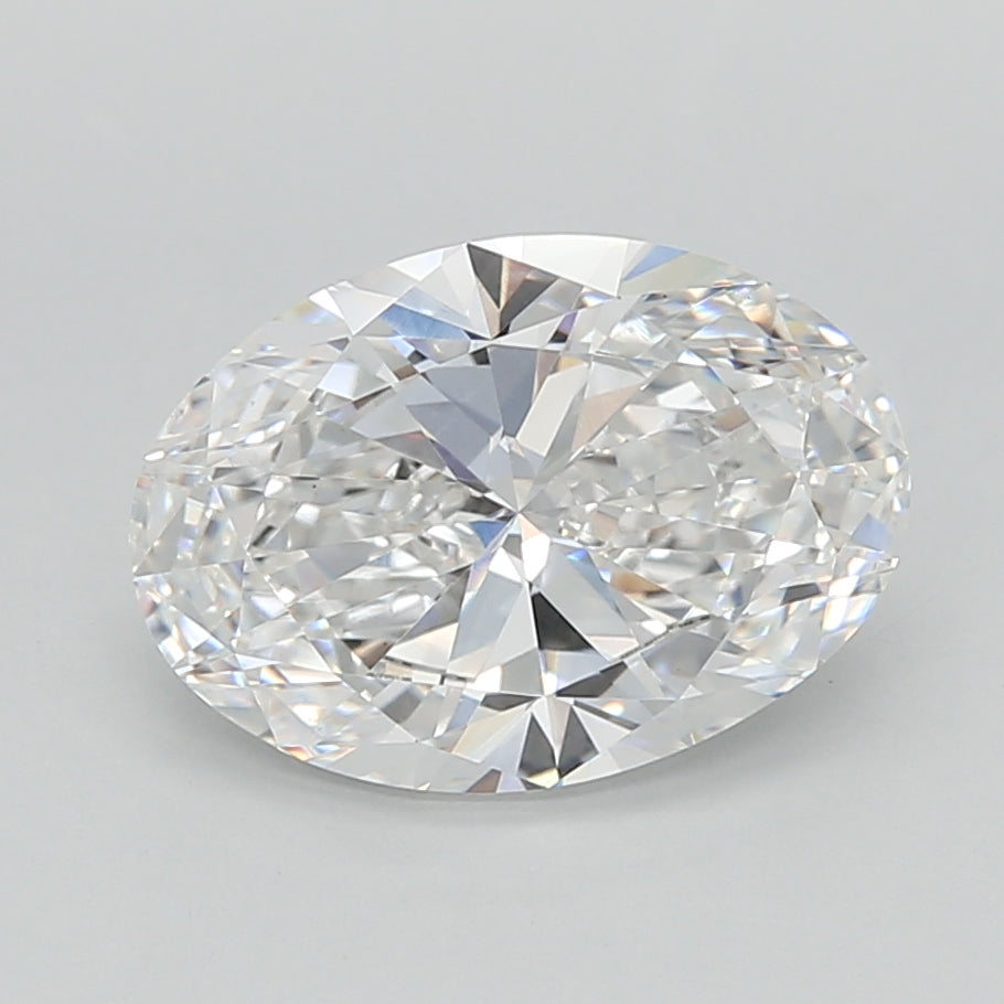 2.51 Carat Oval Shaped, Excellent Cut, E Color, VVS2 Clarity, IGI Certified Lab Grown Diamond