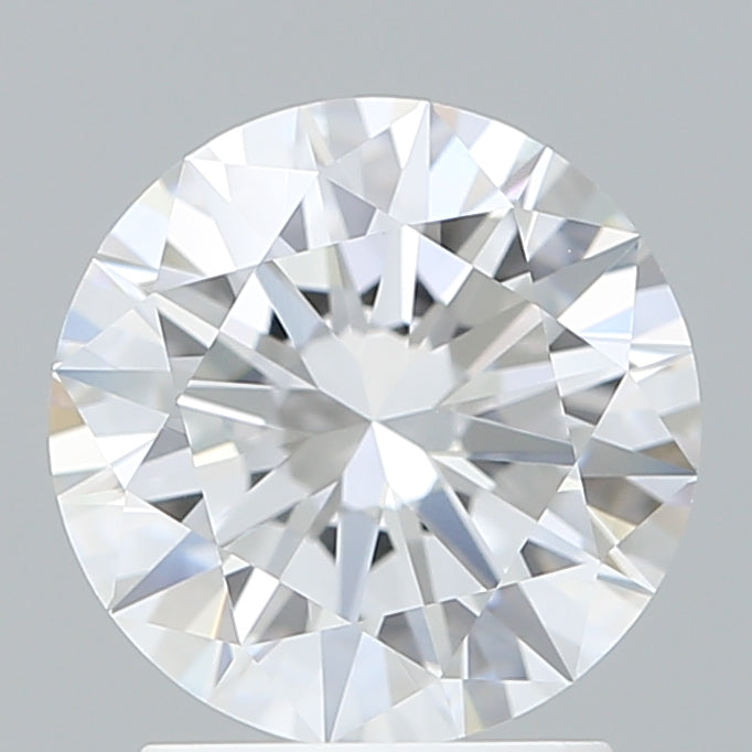 2.07 Carat Round Shaped, Excellent Cut, D Color, VVS2 Clarity, IGI Certified Lab Grown Diamond