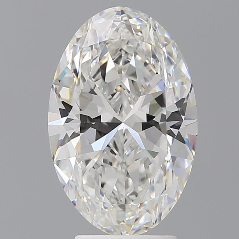 4.09 Carat Oval Shaped, Ideal Cut, E Color, VVS2 Clarity, IGI Certified Lab Grown Diamond