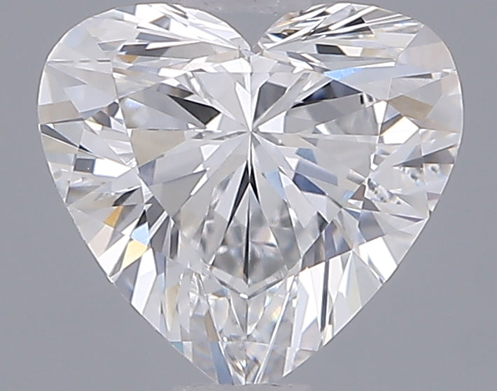 1.07 Carat Heart Shaped, Ideal Cut, D Color, VVS1 Clarity, IGI Certified Lab Grown Diamond