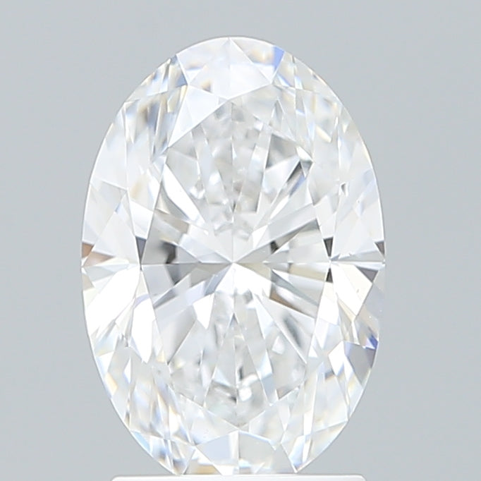 2.19 Carat Oval Shaped, Excellent Cut, D Color, VVS2 Clarity, IGI Certified Lab Grown Diamond