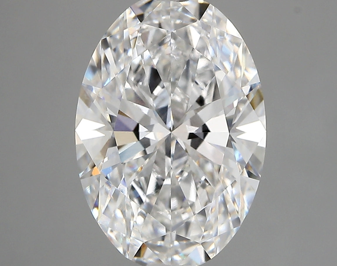 4.30 Carat Oval Shaped, Very Good Cut, E Color, VVS2 Clarity, IGI Certified Lab Grown Diamond