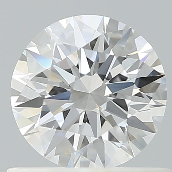 0.66 Carat Round Shaped, Ideal Cut, D Color, VVS2 Clarity, IGI Certified Lab Grown Diamond