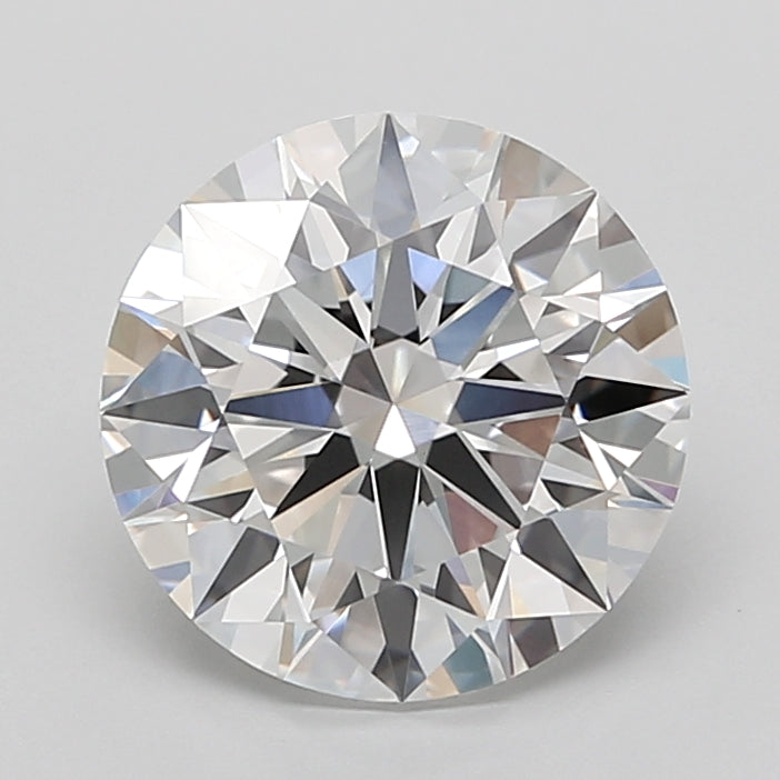 4.05 Carat Round Shaped, Ideal Cut, D Color, VVS2 Clarity, IGI Certified Lab Grown Diamond