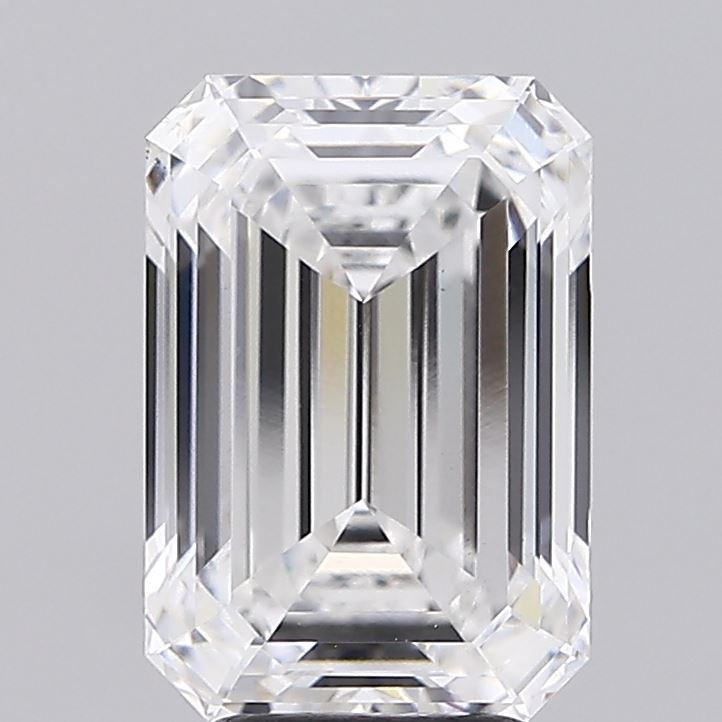 4.04 Carat Emerald Shaped, Ideal Cut, E Color, VS1 Clarity, IGI Certified Lab Grown Diamond