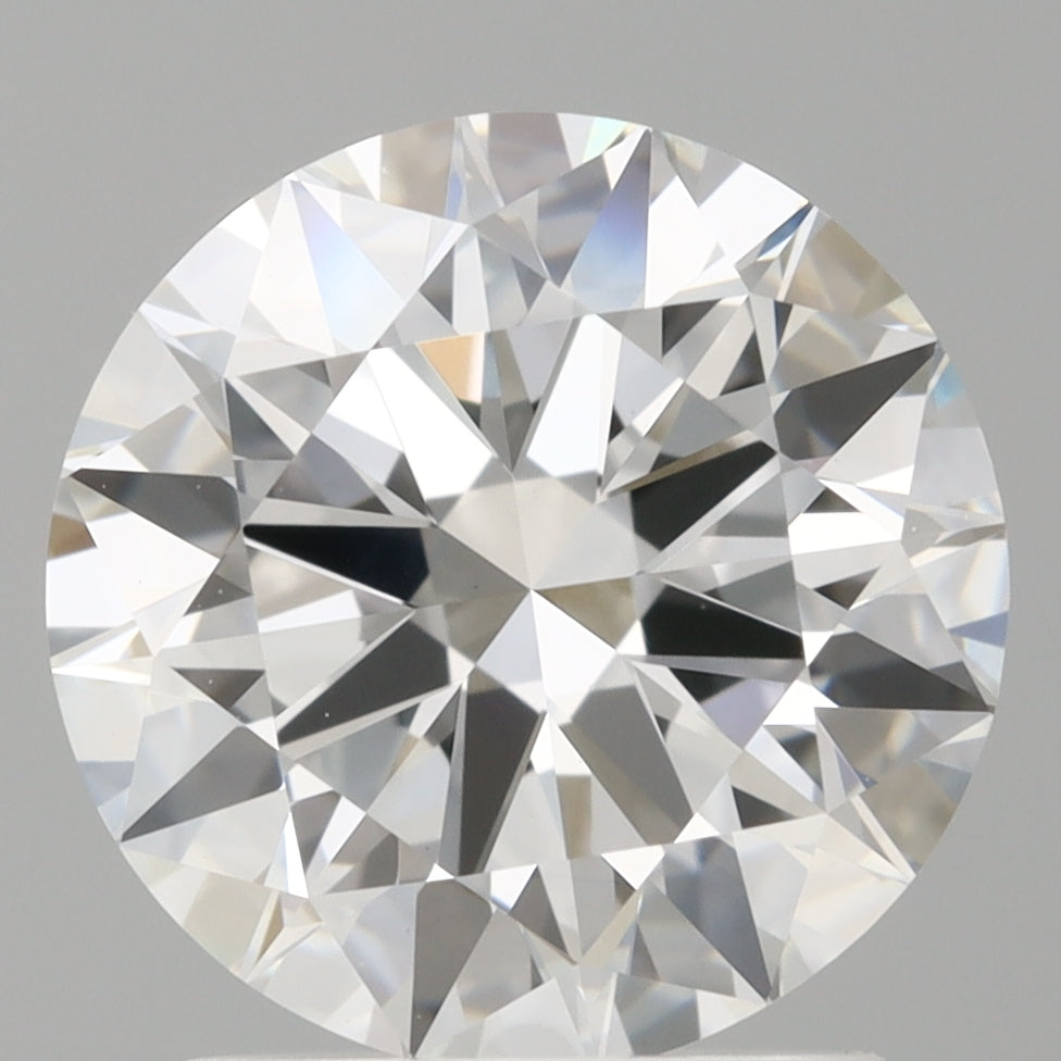 1.98 Carat Round Shaped, Ideal Cut, E Color, VVS2 Clarity, IGI Certified Lab Grown Diamond