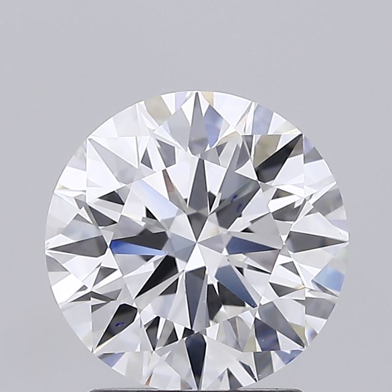 2.01 Carat Round Shaped, Ideal Cut, E Color, VVS2 Clarity, IGI Certified Lab Grown Diamond