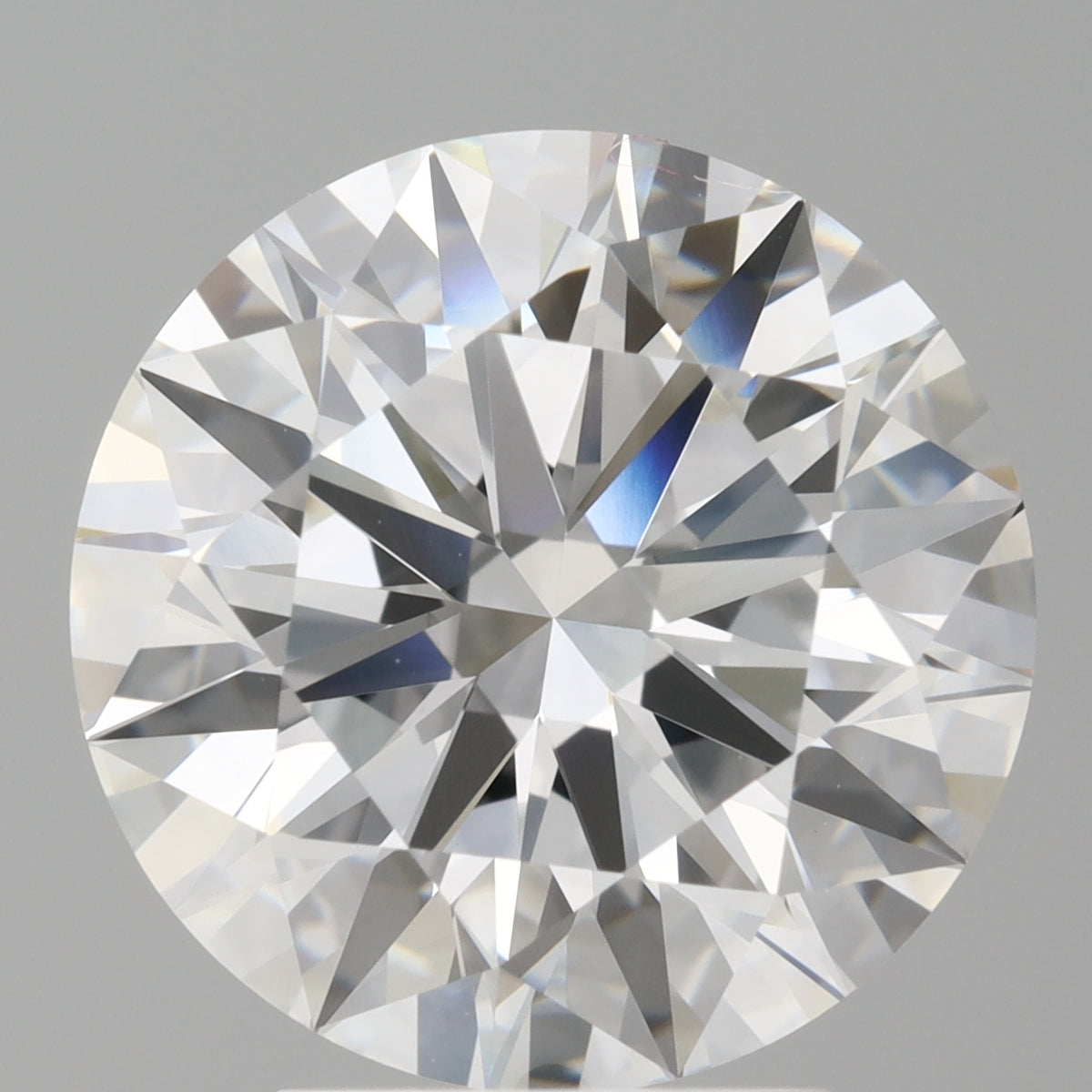 4.05 Carat Round Shaped, Ideal Cut, E Color, VVS2 Clarity, IGI Certified Lab Grown Diamond
