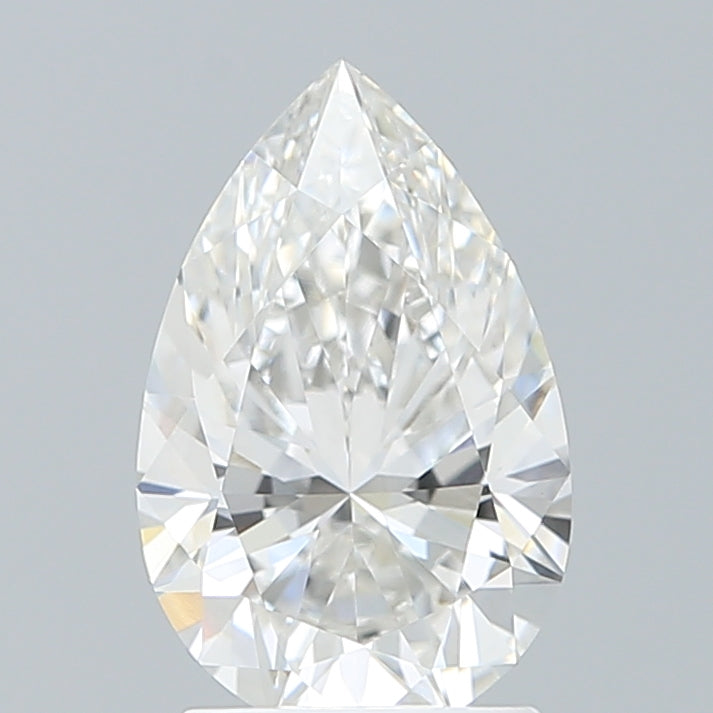 2.09 Carat Pear Shaped, Ideal Cut, E Color, VVS2 Clarity, IGI Certified Lab Grown Diamond