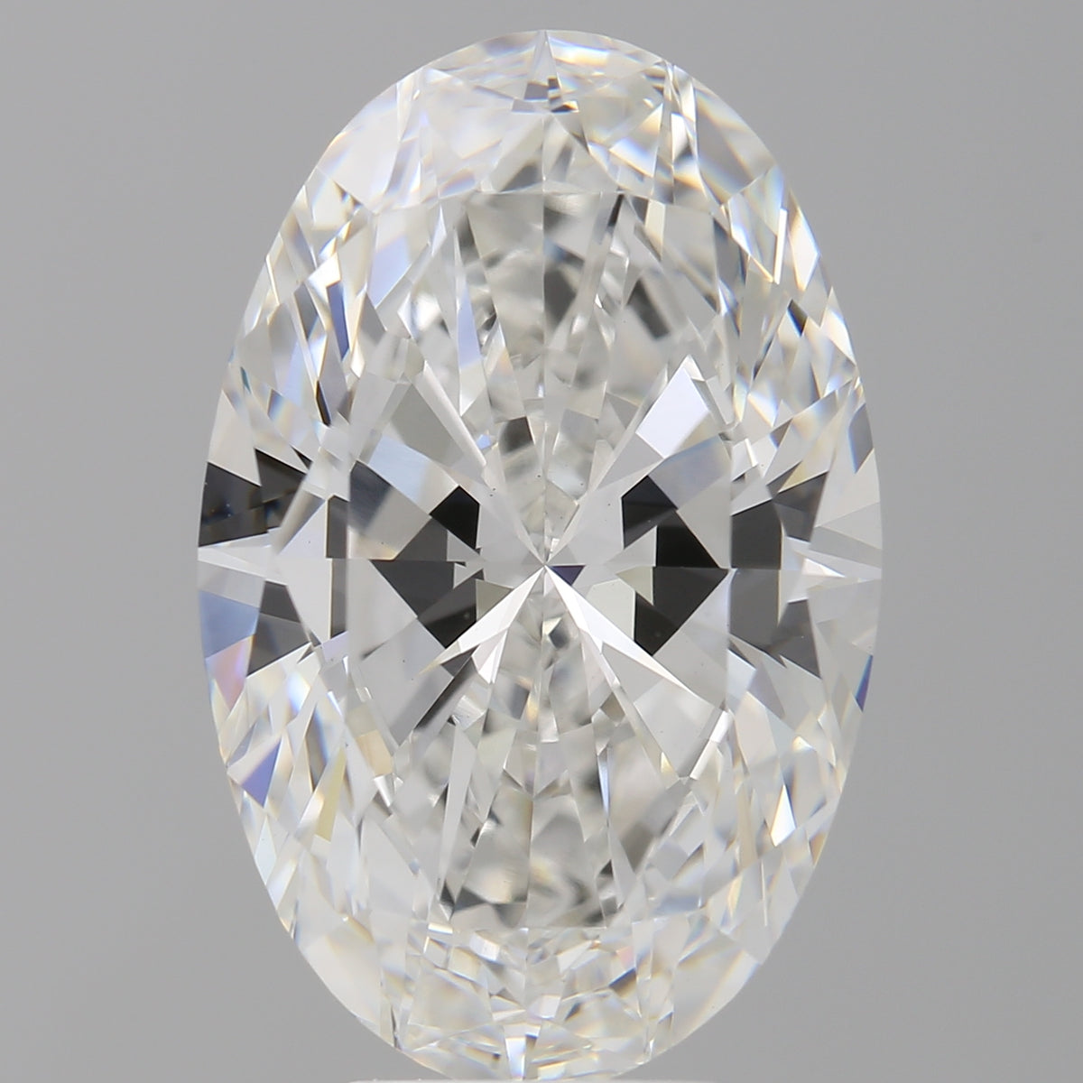7.55 Carat Oval Shaped, Ideal Cut, F Color, VVS2 Clarity, IGI Certified Lab Grown Diamond