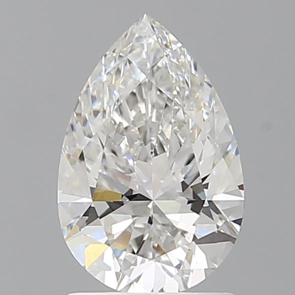 1.60 Carat Pear Shaped, Ideal Cut, E Color, VVS2 Clarity, IGI Certified Lab Grown Diamond