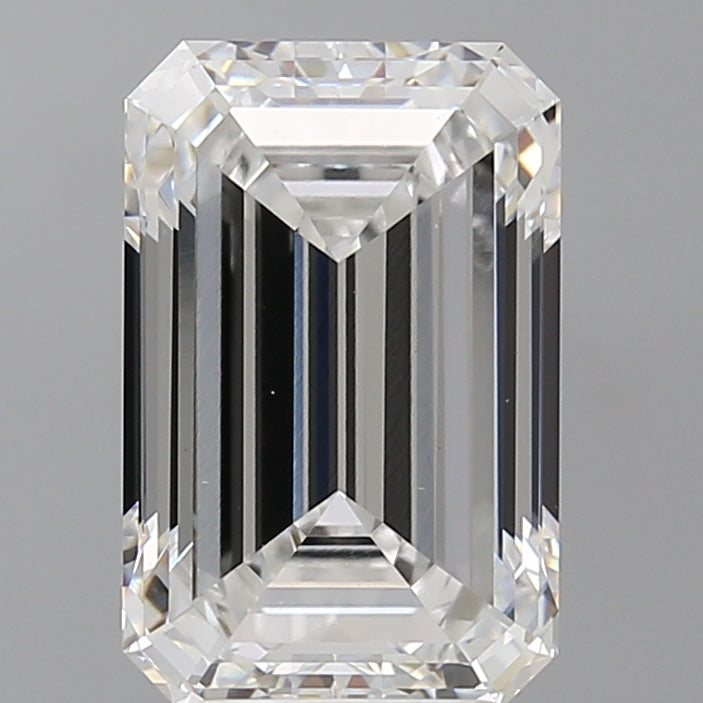 4.54 Carat Emerald Shaped, Ideal Cut, E Color, VS1 Clarity, IGI Certified Lab Grown Diamond