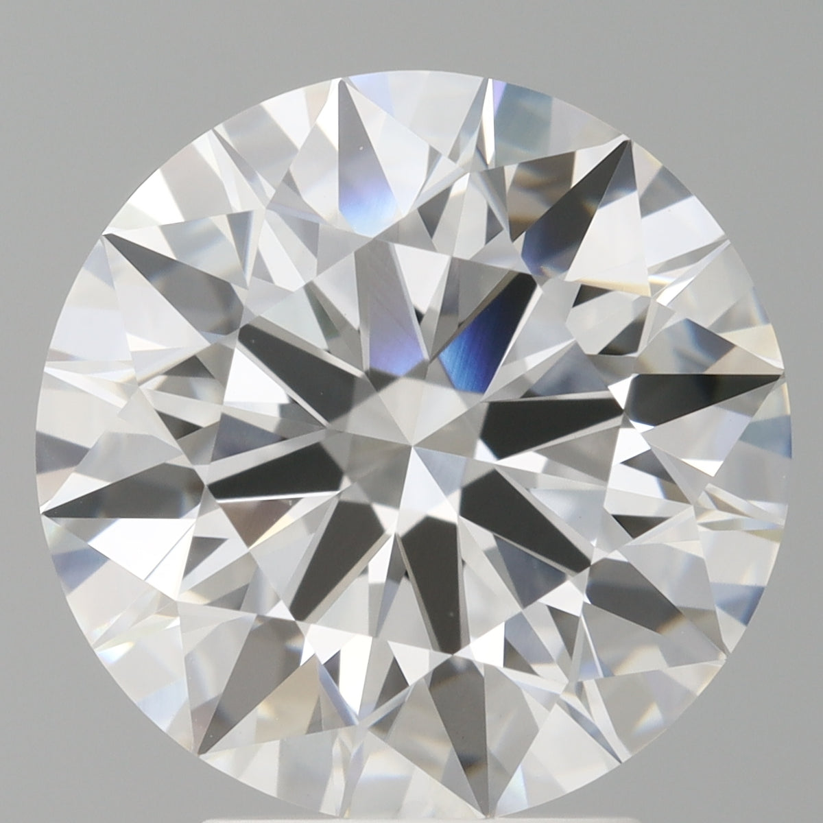 4.04 Carat Round Shaped, Ideal Cut, E Color, VVS2 Clarity, IGI Certified Lab Grown Diamond