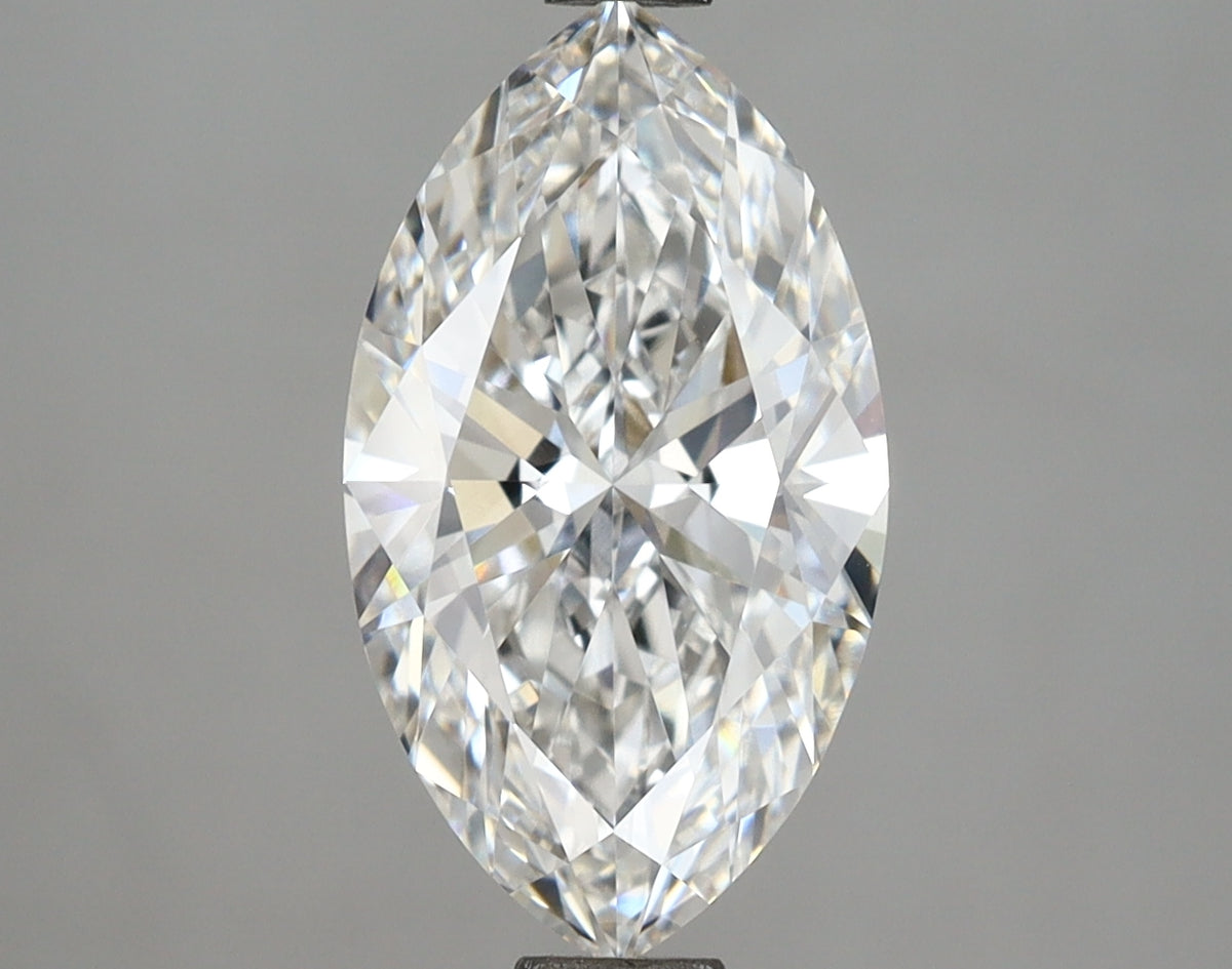 2.55 Carat Marquise Shaped, Ideal Cut, E Color, VVS1 Clarity, IGI Certified Lab Grown Diamond