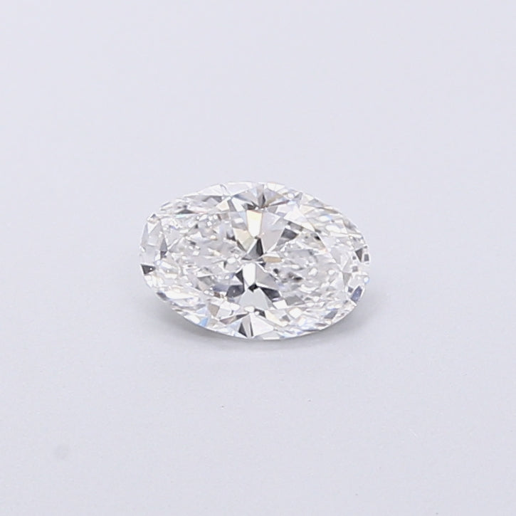 0.41 Carat Oval Shaped, Very Good Cut, D Color, VVS2 Clarity, IGI Certified Lab Grown Diamond