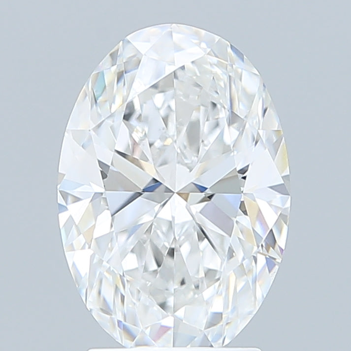 2.76 Carat Oval Shaped, Ideal Cut, D Color, VVS2 Clarity, IGI Certified Lab Grown Diamond