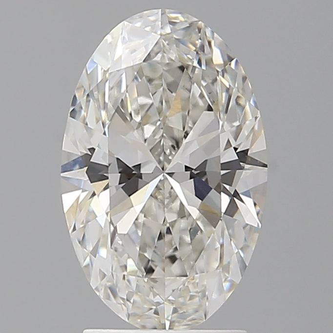 2.50 Carat Oval Shaped, Excellent Cut, G Color, VS1 Clarity, IGI Certified Lab Grown Diamond