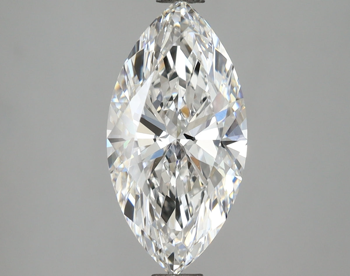 2.59 Carat Marquise Shaped, Ideal Cut, E Color, VVS2 Clarity, IGI Certified Lab Grown Diamond
