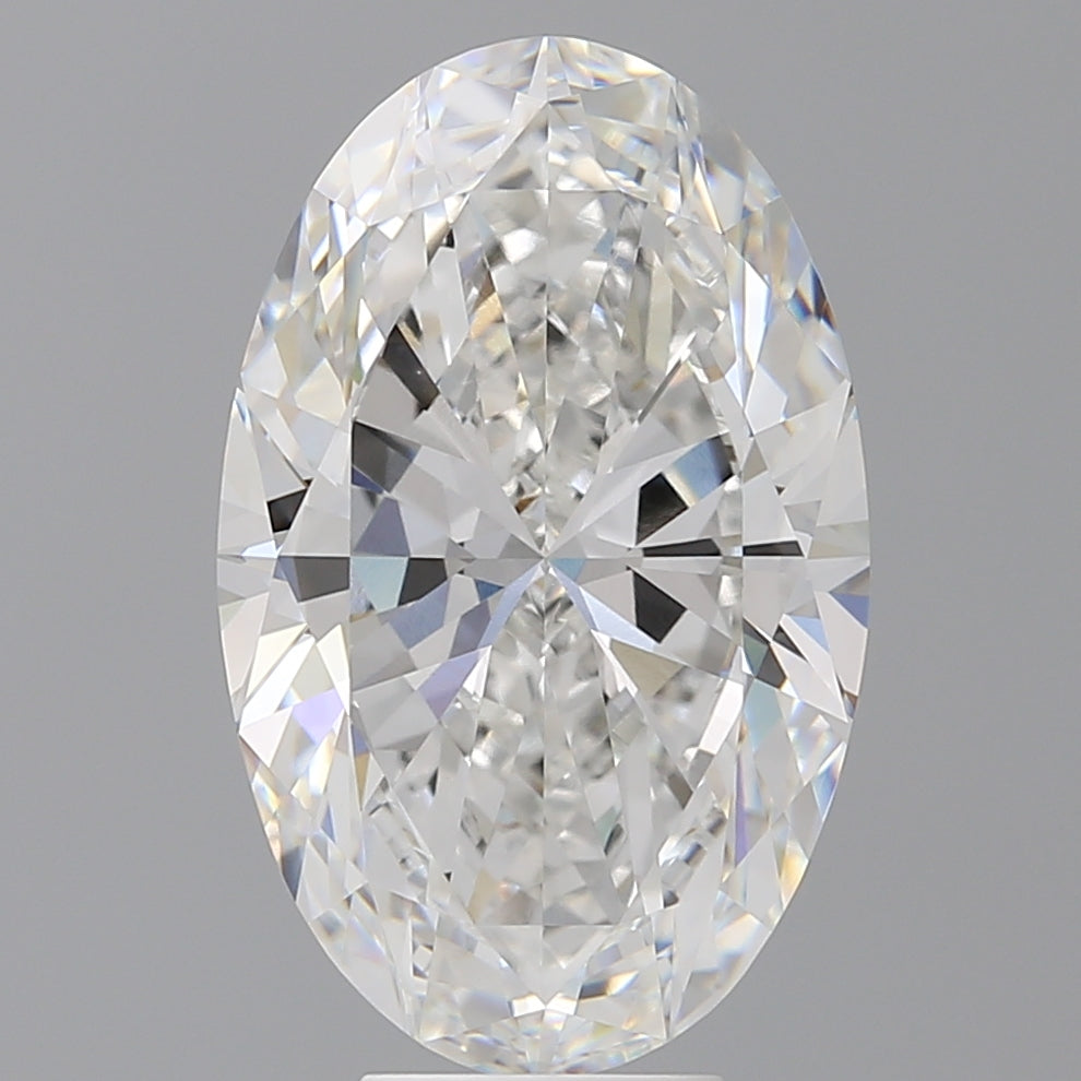 7.59 Carat Oval Shaped, Excellent Cut, E Color, VVS2 Clarity, IGI Certified Lab Grown Diamond