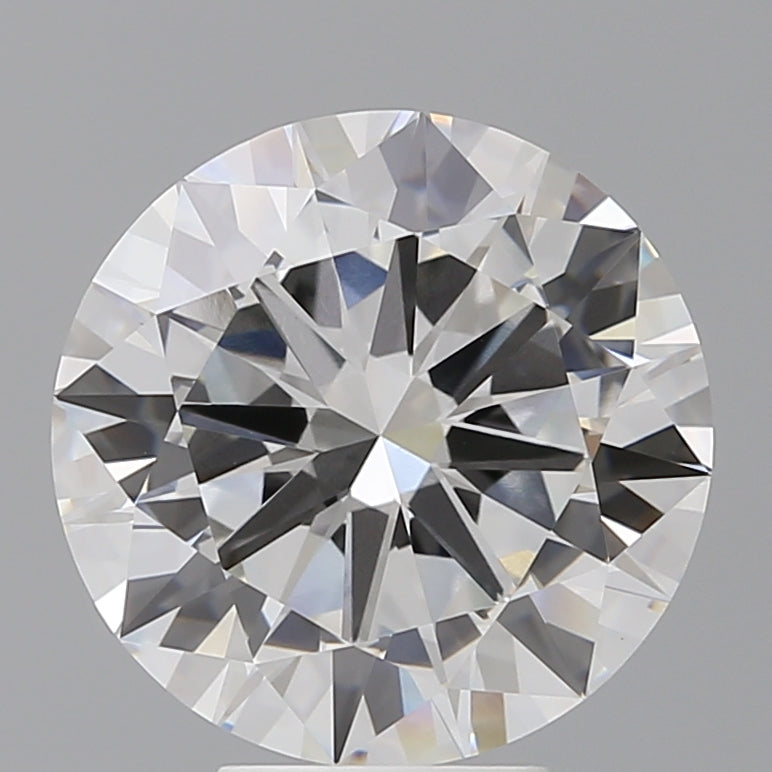 6.01 Carat Round Shaped, Excellent Cut, F Color, VVS2 Clarity, IGI Certified Lab Grown Diamond