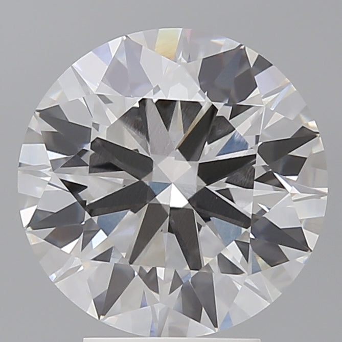 4.09 Carat Round Shaped, Ideal Cut, E Color, VVS2 Clarity, IGI Certified Lab Grown Diamond