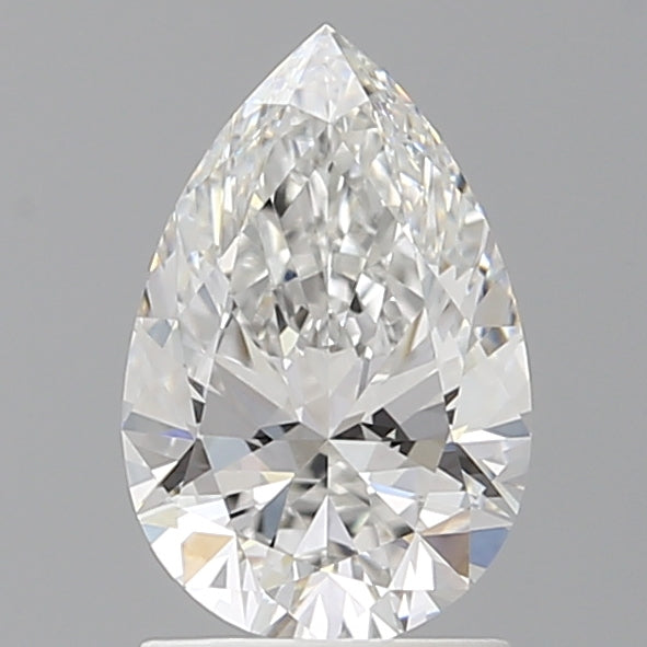 1.56 Carat Pear Shaped, Ideal Cut, E Color, VVS2 Clarity, IGI Certified Lab Grown Diamond