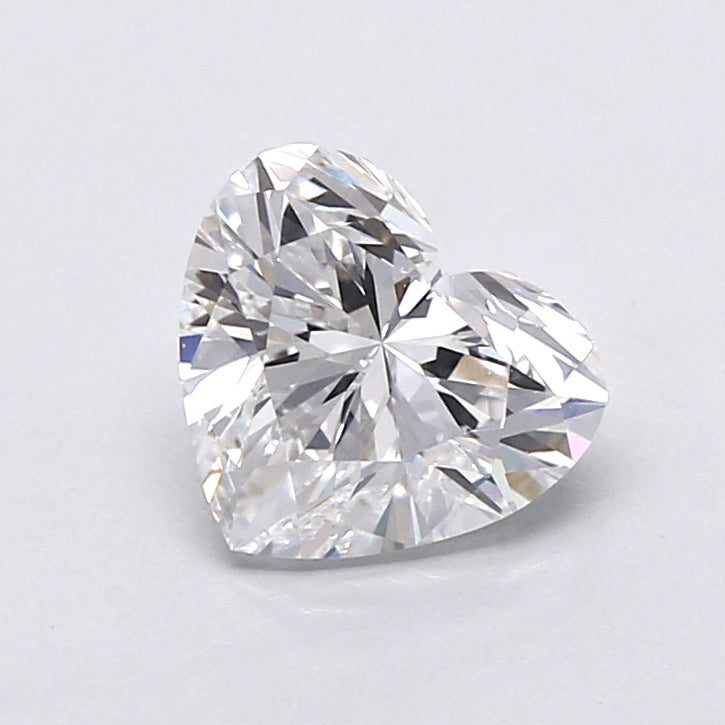 1.50 Carat Heart Shaped, Very Good Cut, E Color, VVS2 Clarity, IGI Certified Lab Grown Diamond