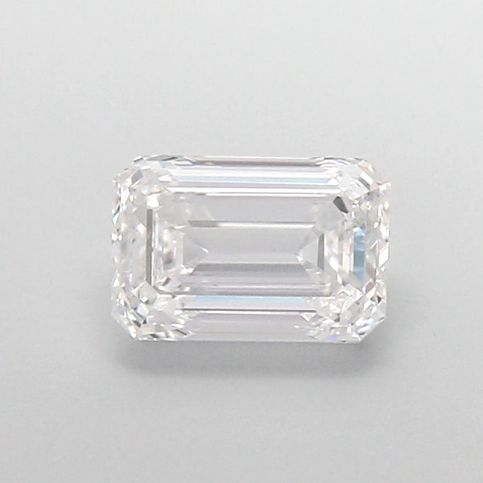 2.27 Carat Emerald Shaped, Very Good Cut, D Color, VVS2 Clarity, IGI Certified Lab Grown Diamond