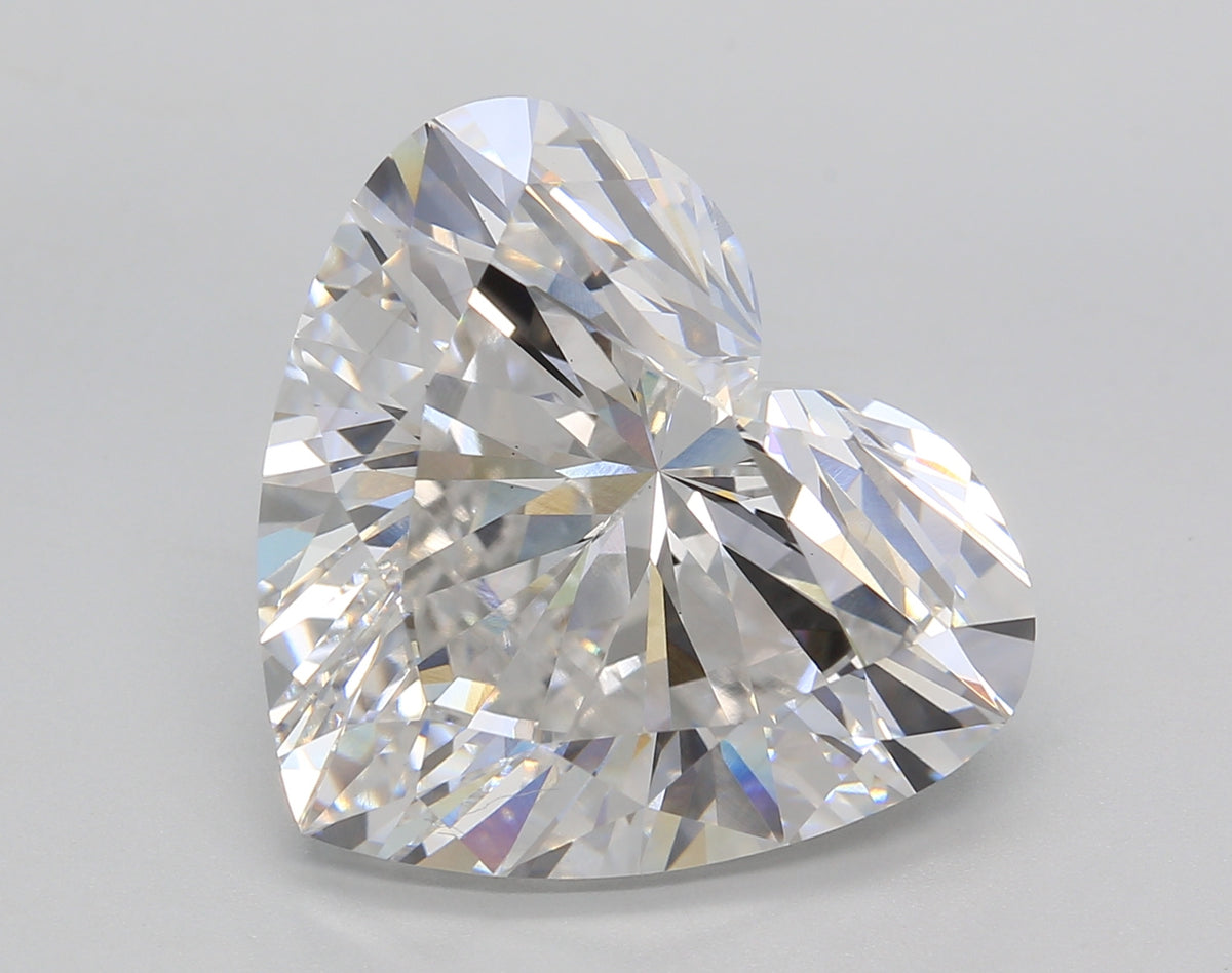 12.53 Carat Heart Shaped, Excellent Cut, E Color, VS1 Clarity, IGI Certified Lab Grown Diamond