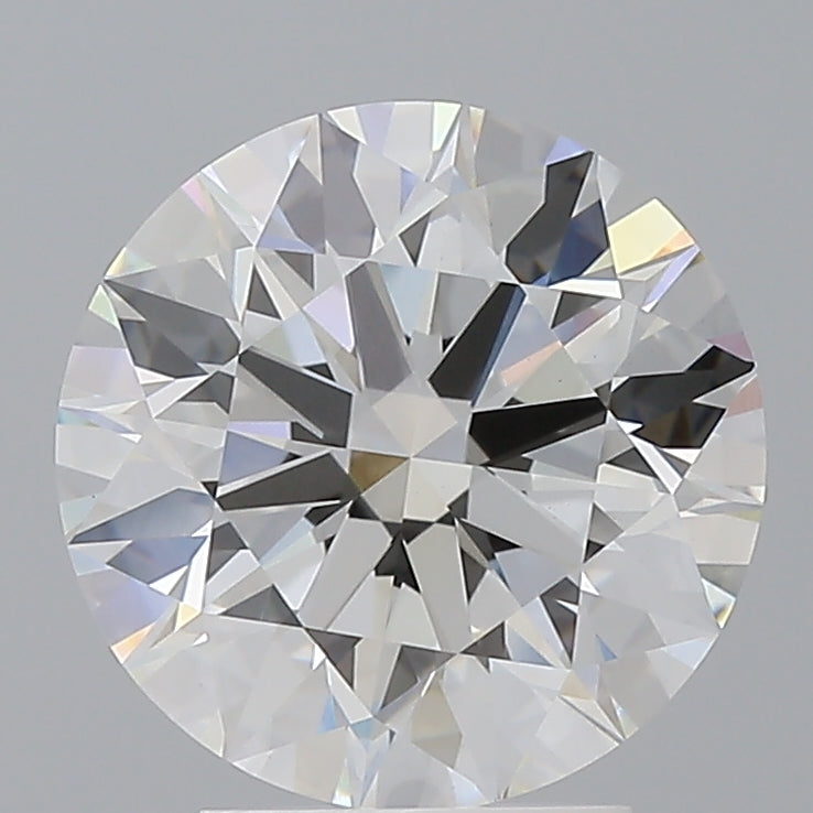 3.57 Carat Round Shaped, Ideal Cut, F Color, VVS2 Clarity, IGI Certified Lab Grown Diamond