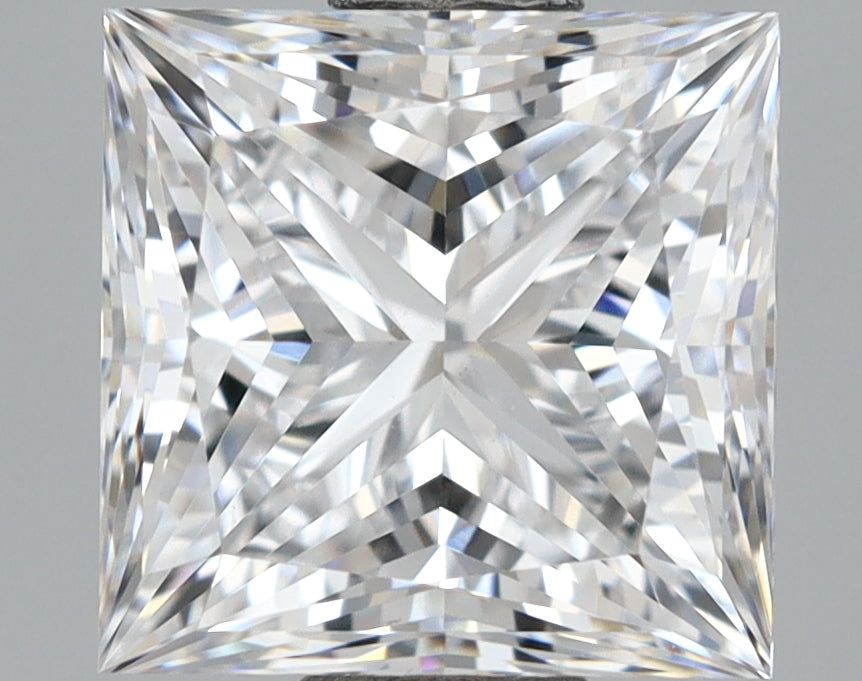 1.51 Carat Princess Shaped, Ideal Cut, D Color, IF Clarity, IGI Certified Lab Grown Diamond