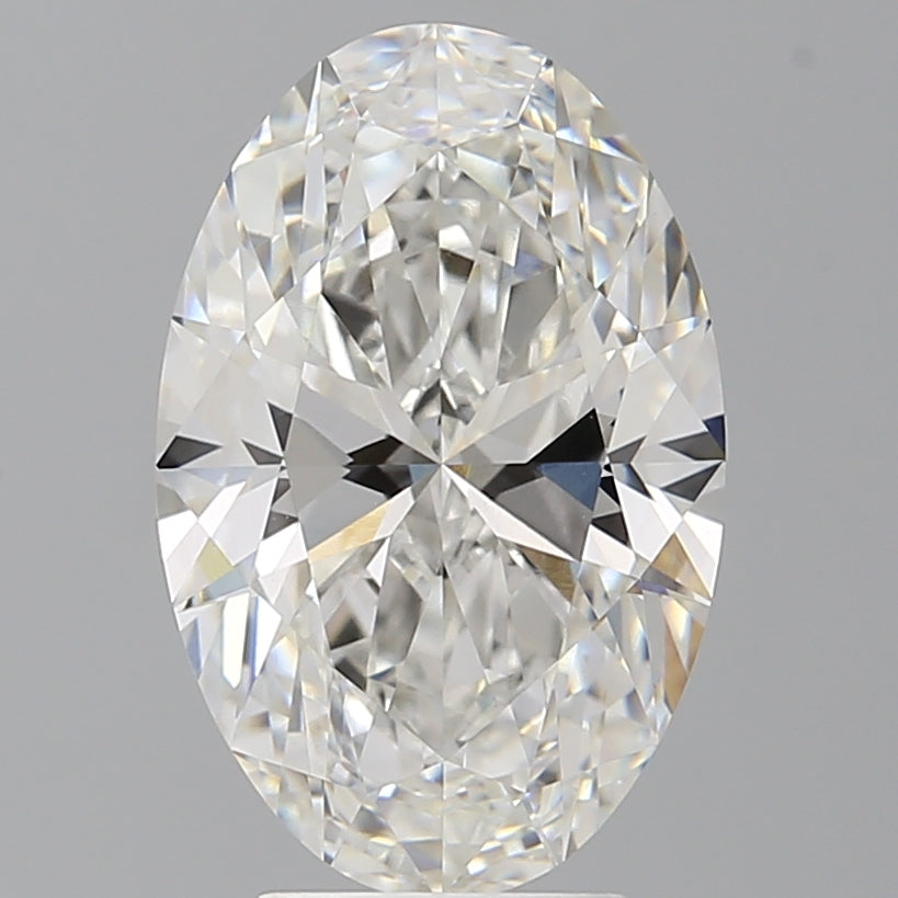 4.59 Carat Oval Shaped, Ideal Cut, F Color, VVS2 Clarity, IGI Certified Lab Grown Diamond