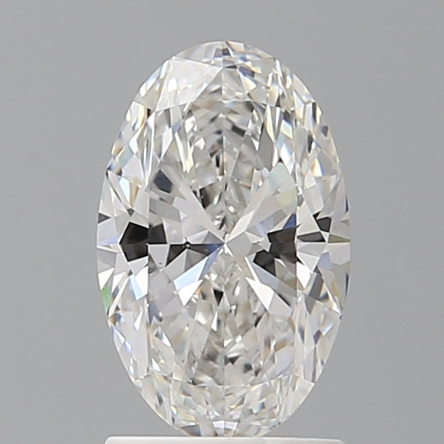 1.59 Carat Oval Shaped, Ideal Cut, F Color, VVS2 Clarity, IGI Certified Lab Grown Diamond