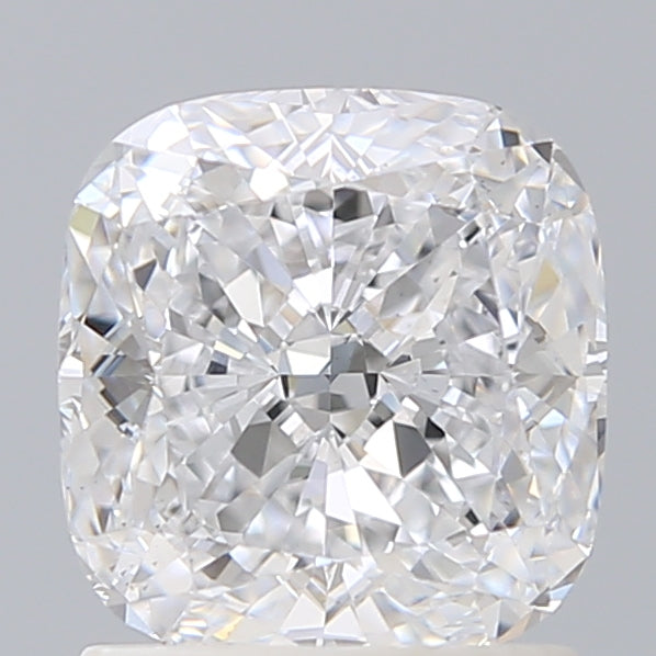 1.57 Carat Cushion Shaped, Ideal Cut, D Color, VS2 Clarity, IGI Certified Lab Grown Diamond