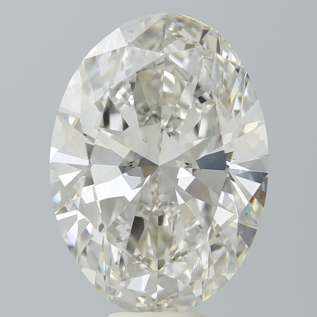 11.54 Carat Oval Shaped, Ideal Cut, I Color, VS1 Clarity, IGI Certified Lab Grown Diamond