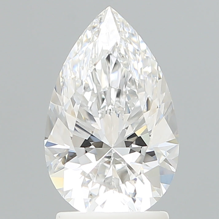 2.21 Carat Pear Shaped, Excellent Cut, D Color, VVS2 Clarity, IGI Certified Lab Grown Diamond
